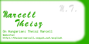 marcell theisz business card
